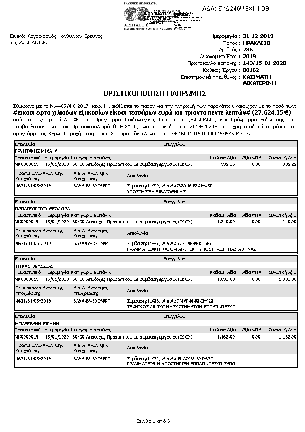 Πληροφορίες και προεπισκόπηση εγγράφου