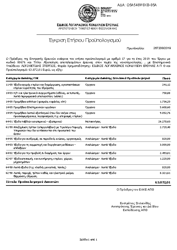 Πληροφορίες και προεπισκόπηση εγγράφου