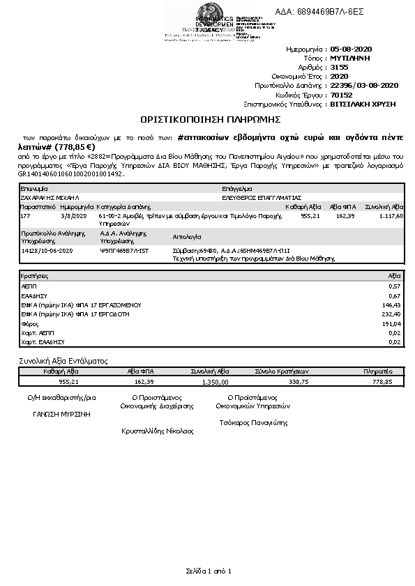 Πληροφορίες και προεπισκόπηση εγγράφου