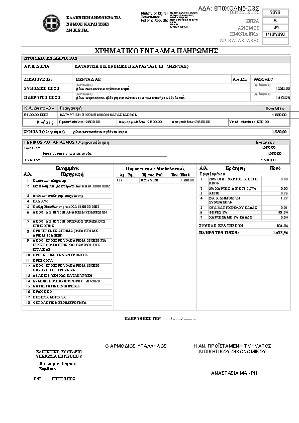 Πληροφορίες και προεπισκόπηση εγγράφου