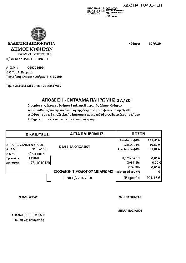 Πληροφορίες και προεπισκόπηση εγγράφου