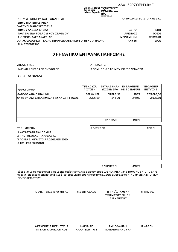 Πληροφορίες και προεπισκόπηση εγγράφου