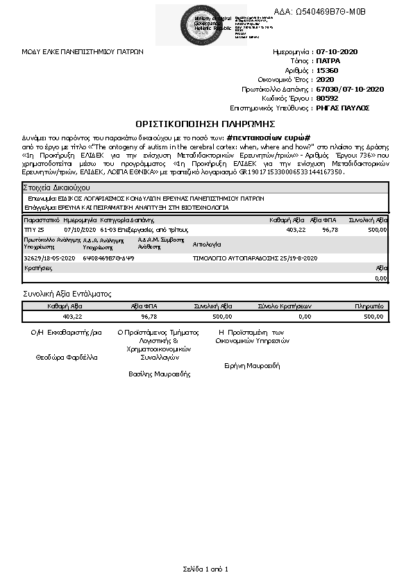 Πληροφορίες και προεπισκόπηση εγγράφου