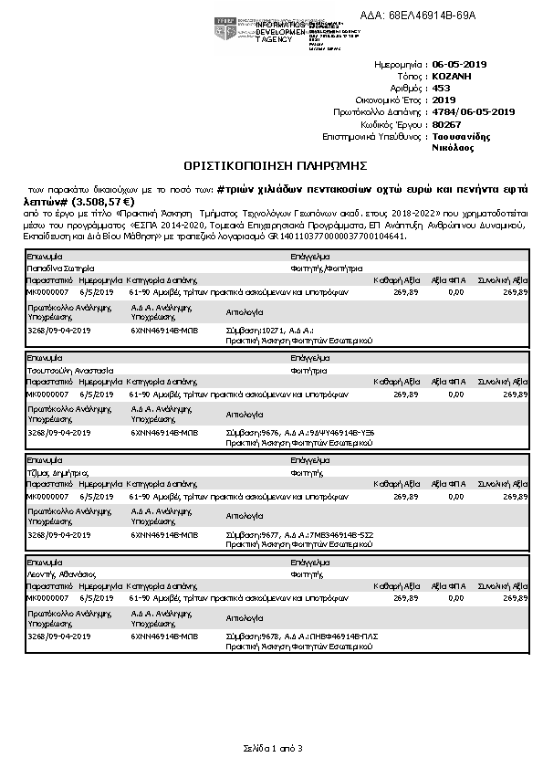 Πληροφορίες και προεπισκόπηση εγγράφου