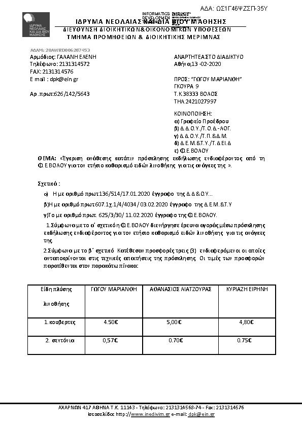 Πληροφορίες και προεπισκόπηση εγγράφου