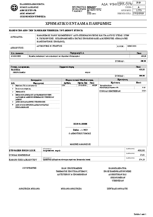 Πληροφορίες και προεπισκόπηση εγγράφου