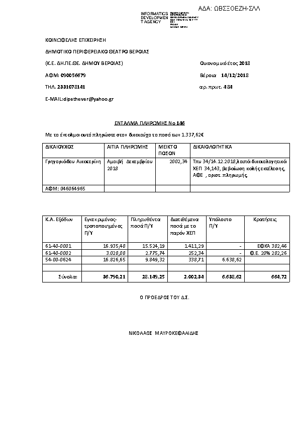 Πληροφορίες και προεπισκόπηση εγγράφου