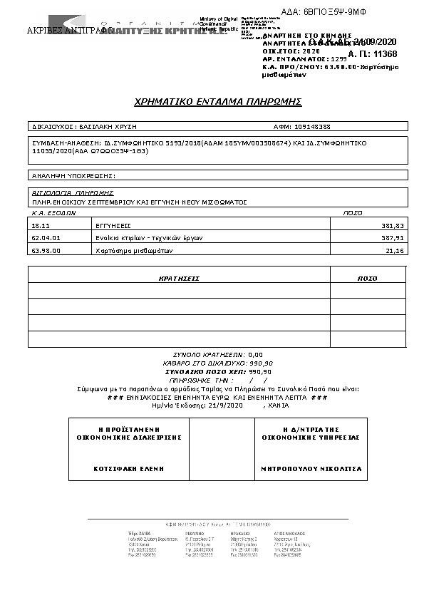 Πληροφορίες και προεπισκόπηση εγγράφου