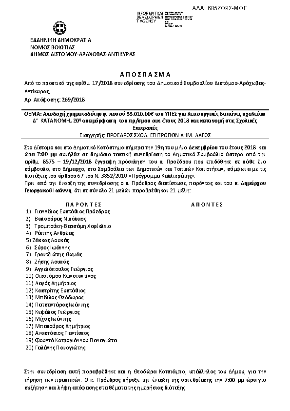 Πληροφορίες και προεπισκόπηση εγγράφου