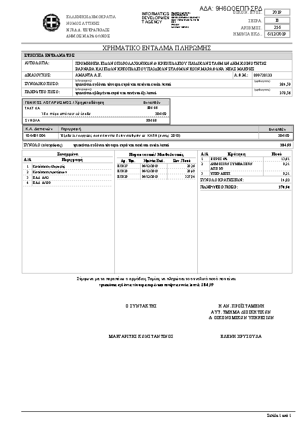 Πληροφορίες και προεπισκόπηση εγγράφου