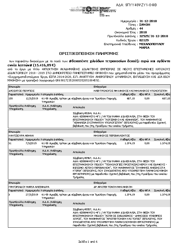 Πληροφορίες και προεπισκόπηση εγγράφου