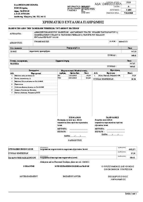 Πληροφορίες και προεπισκόπηση εγγράφου