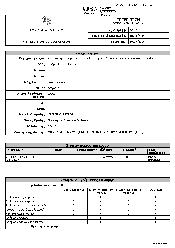 Πληροφορίες και προεπισκόπηση εγγράφου