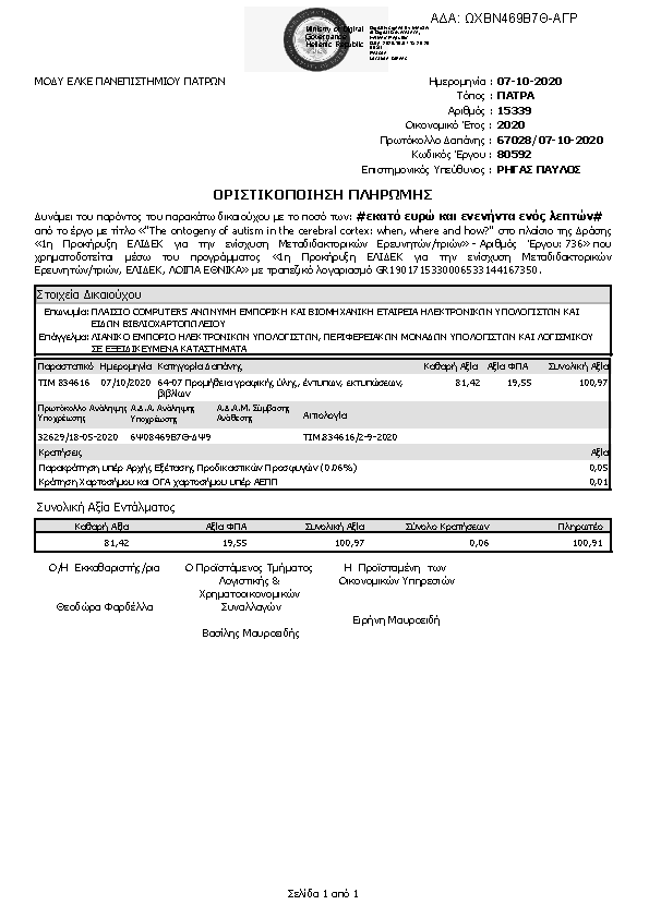 Πληροφορίες και προεπισκόπηση εγγράφου