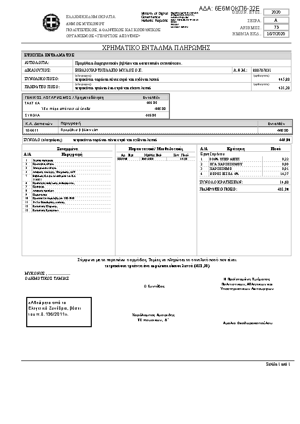 Πληροφορίες και προεπισκόπηση εγγράφου