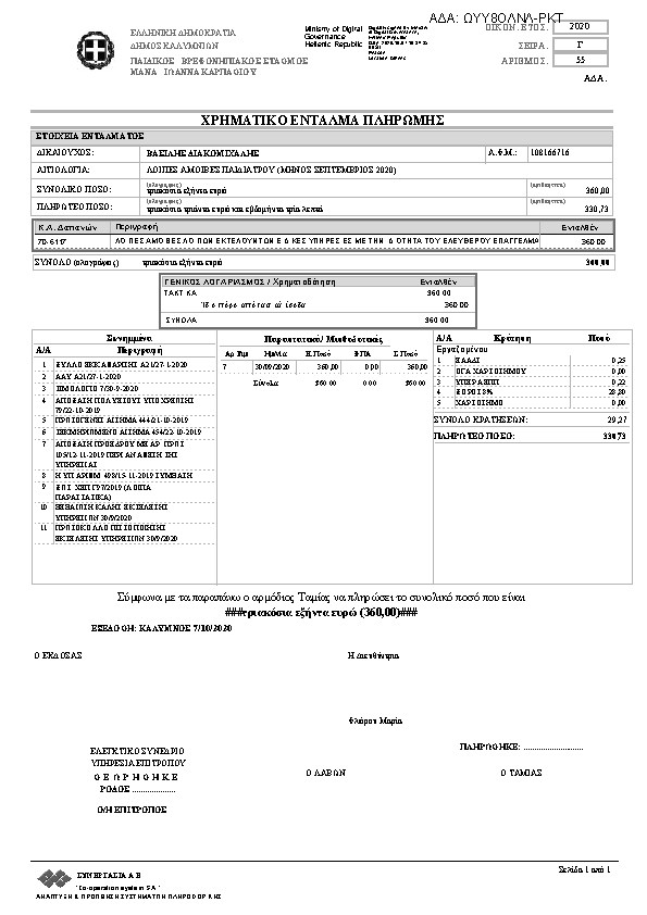 Πληροφορίες και προεπισκόπηση εγγράφου