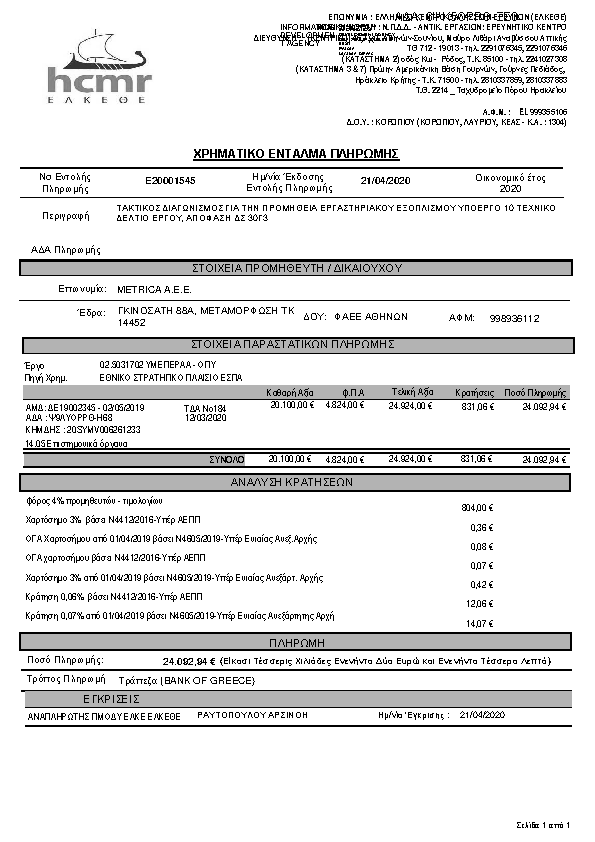 Πληροφορίες και προεπισκόπηση εγγράφου