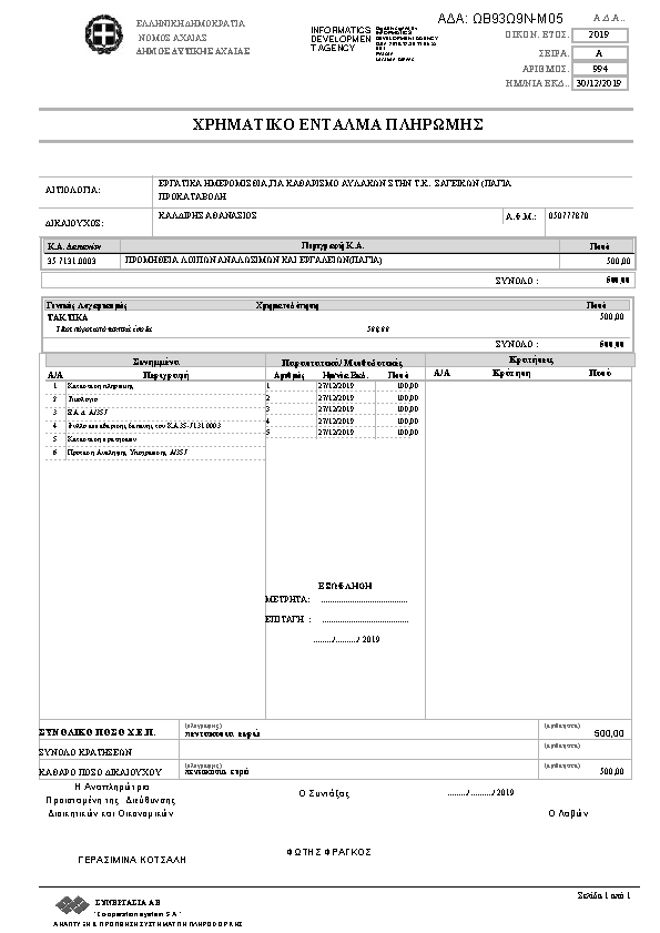 Πληροφορίες και προεπισκόπηση εγγράφου