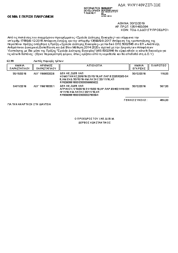 Πληροφορίες και προεπισκόπηση εγγράφου