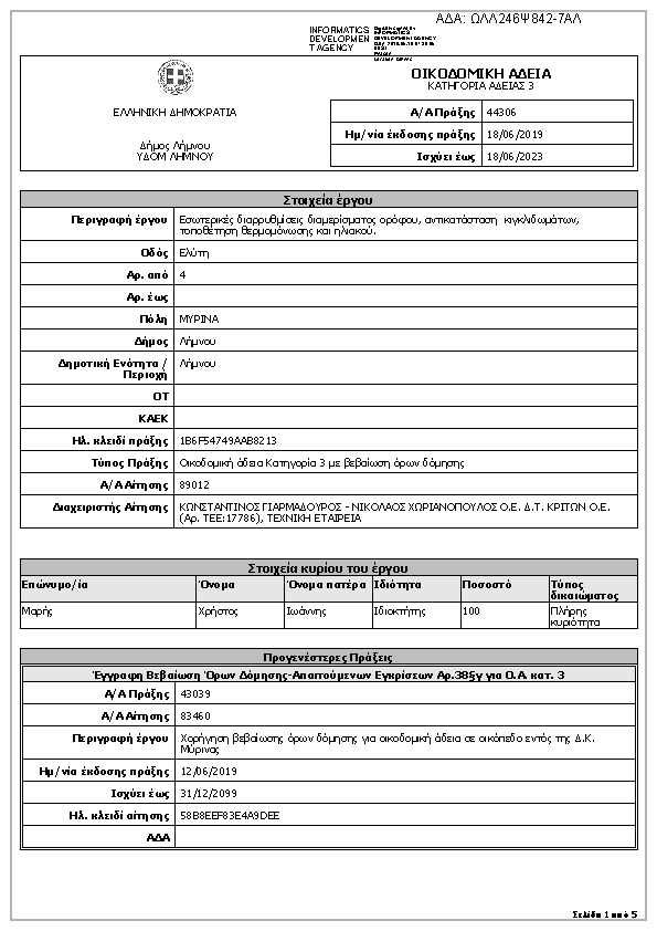 Πληροφορίες και προεπισκόπηση εγγράφου