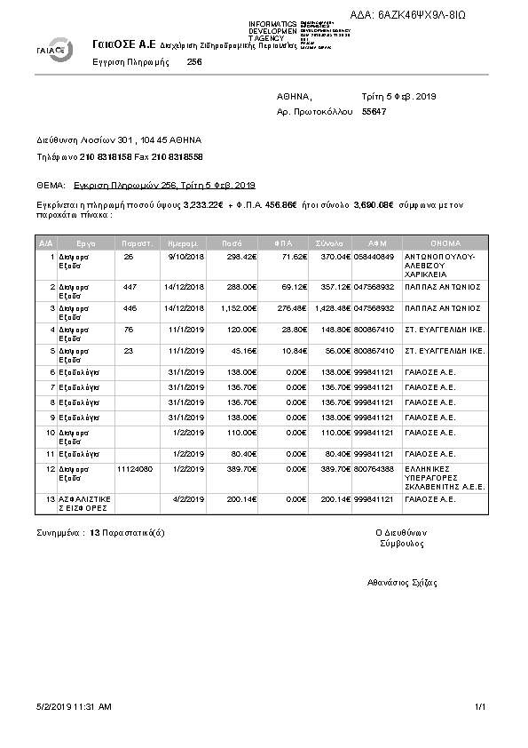 Πληροφορίες και προεπισκόπηση εγγράφου
