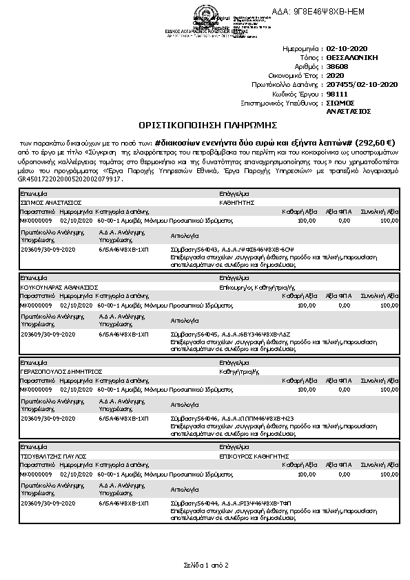 Πληροφορίες και προεπισκόπηση εγγράφου